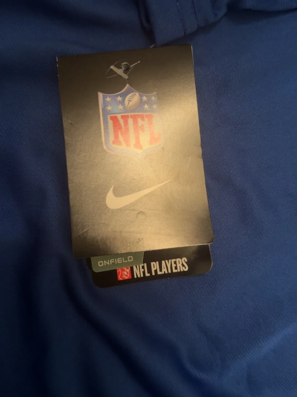 Nike Men's Royal Blue Football Jersey with White Number 6